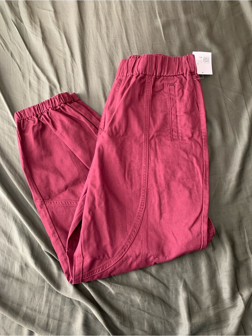 Forever 21 Women's Jogger Pants - Burgundy